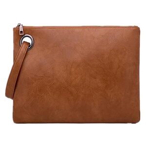 NWOT Vegan Leather Clutch Bag
